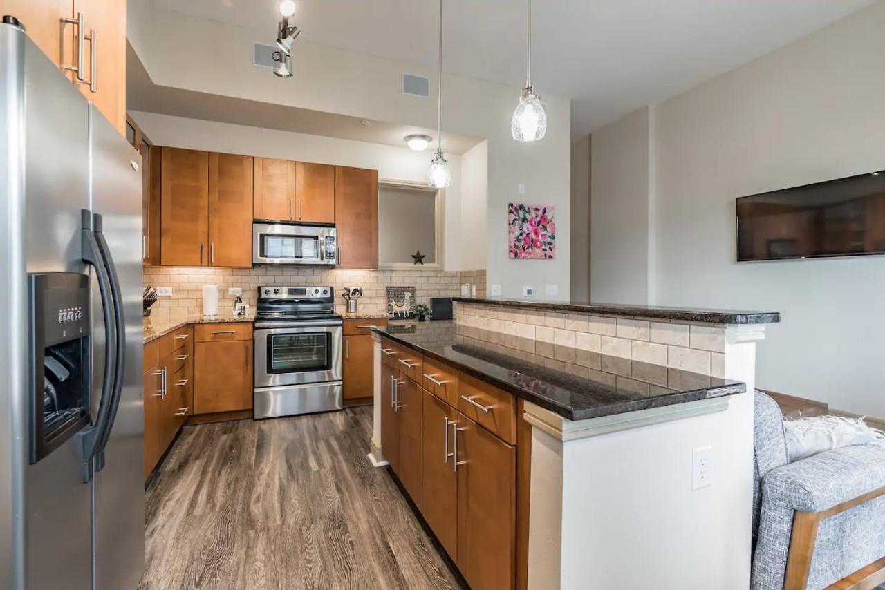 Spacious Flat + Gym + Pool Apartment Houston Luaran gambar