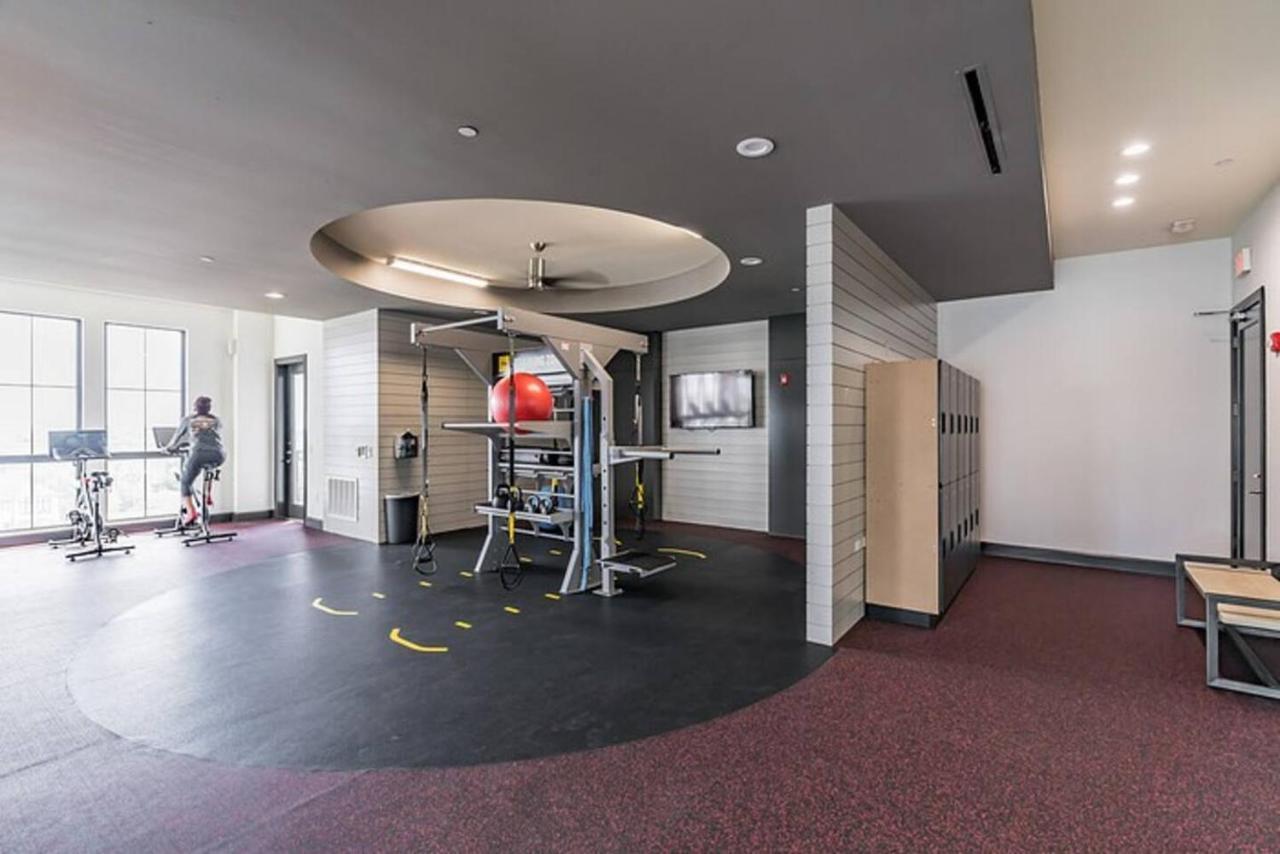 Spacious Flat + Gym + Pool Apartment Houston Luaran gambar