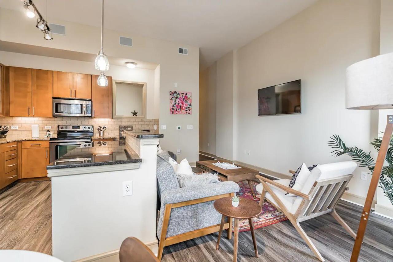 Spacious Flat + Gym + Pool Apartment Houston Luaran gambar